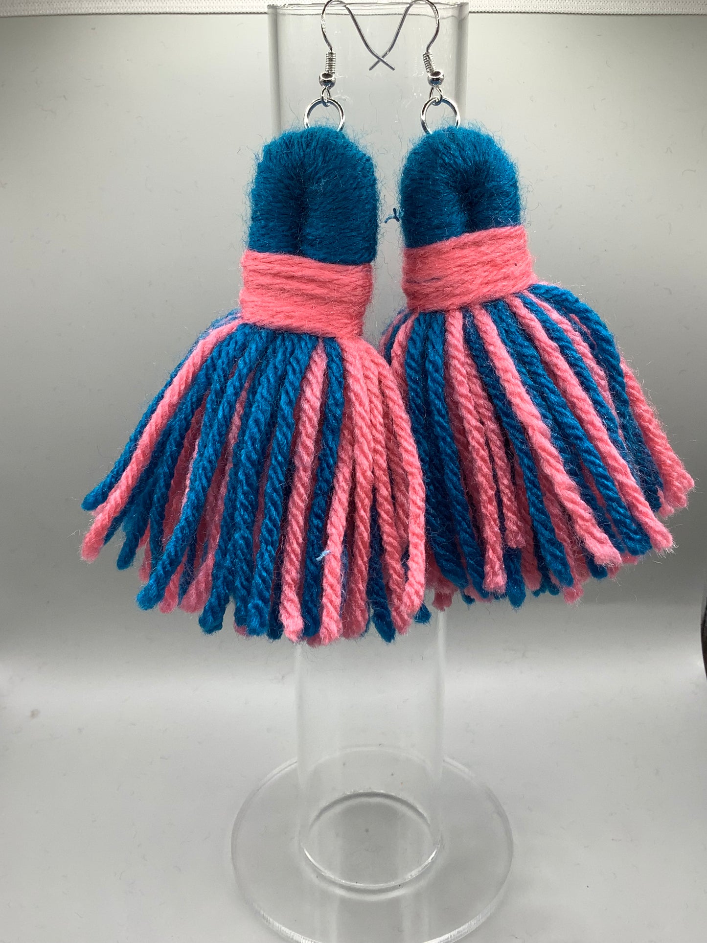 Teal and Pinkish Orange