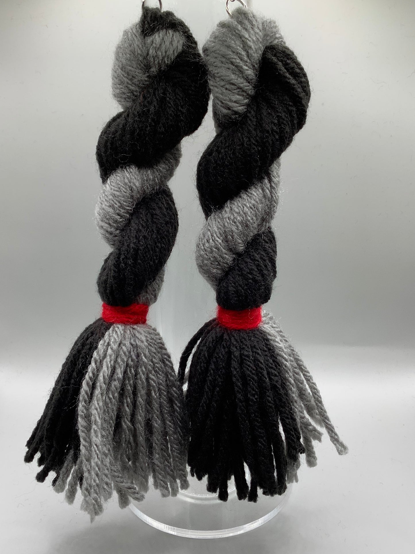 Black and Gray w/Red Accent