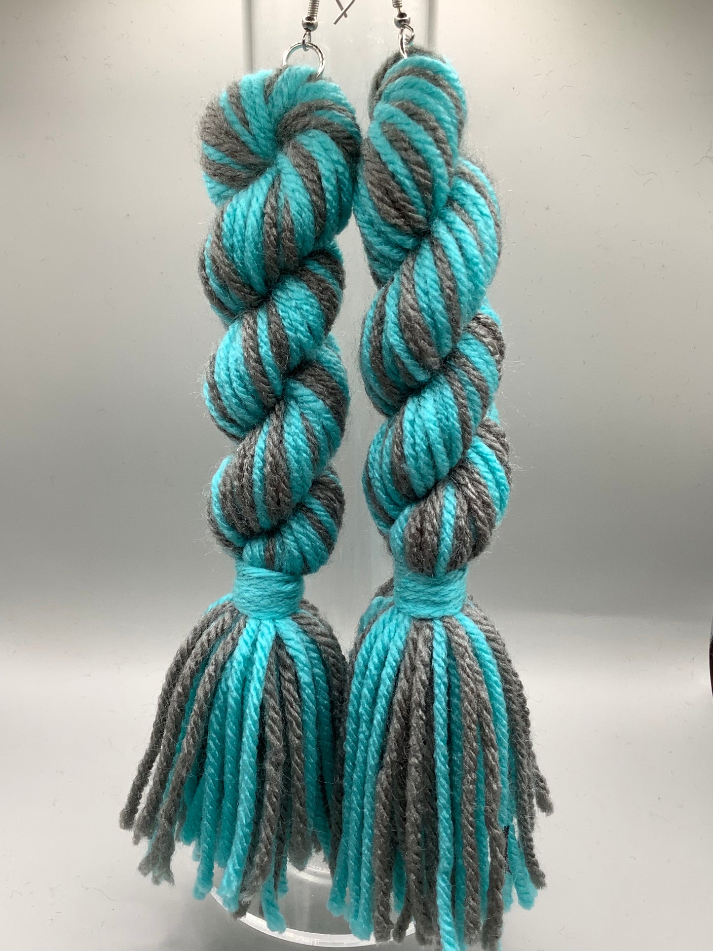 Turquoise and Gray