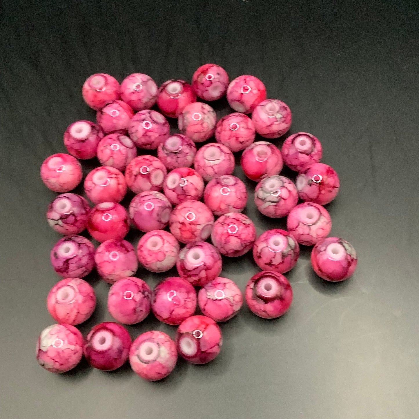 Dark and Medium Pink Marble