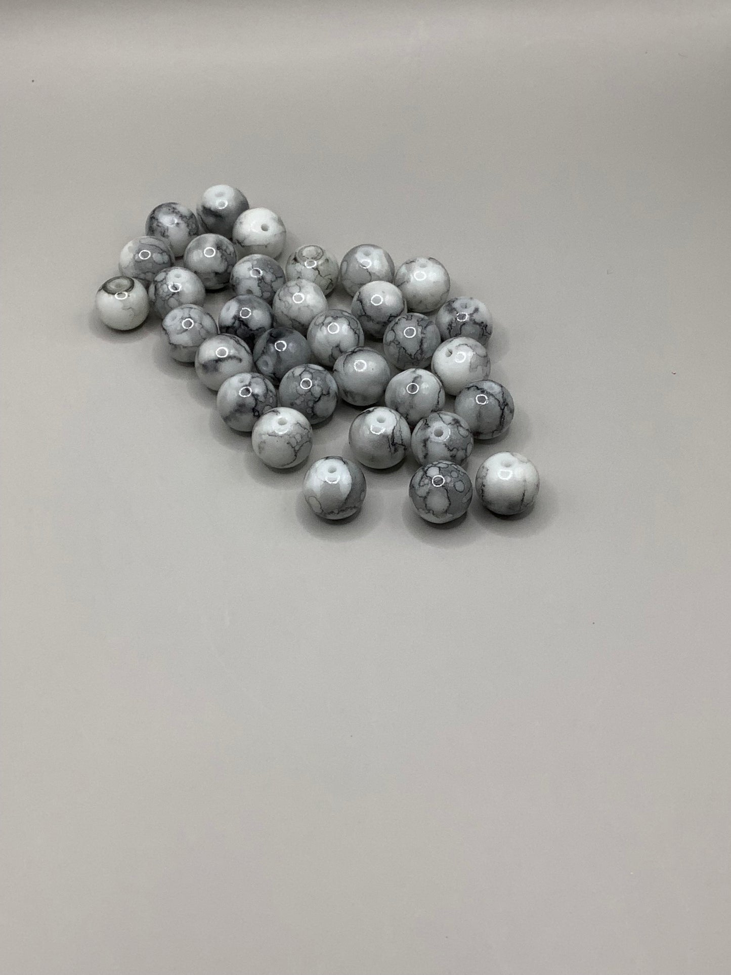 Gray and White Marble