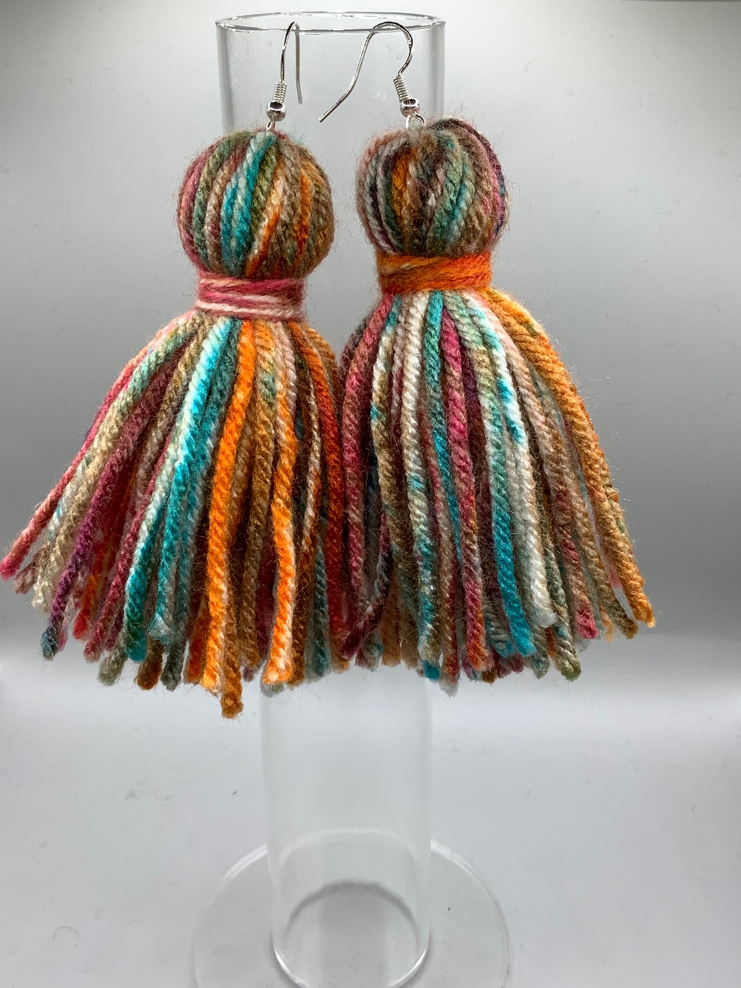 Orange, Teal, Khaki Mix