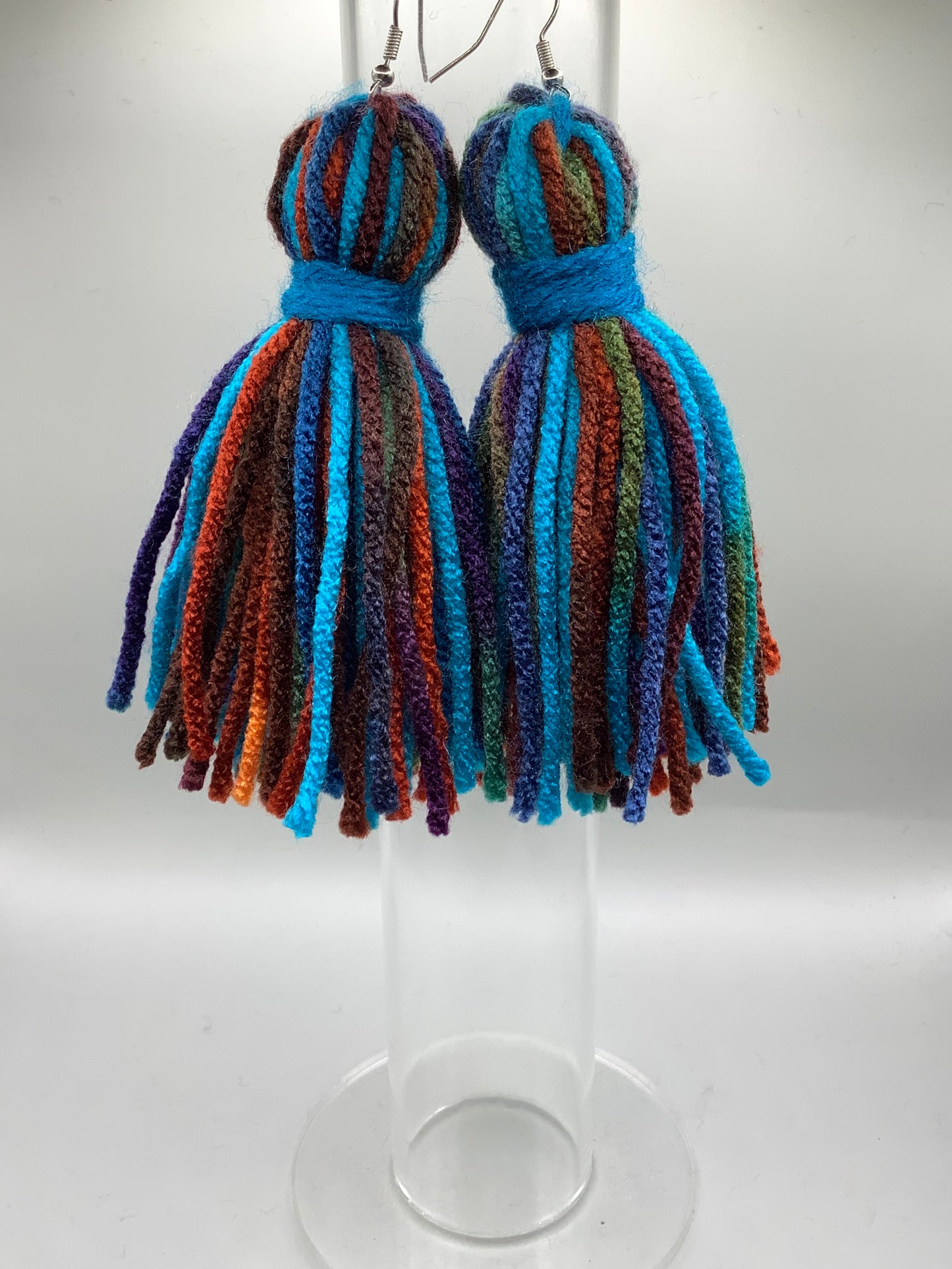 Teal, Espresso, Medium Brown, Olive, Orange and Red Mix