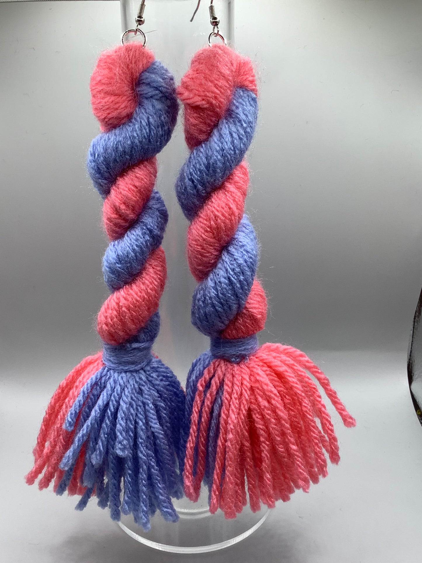 Salmon and Light Blue