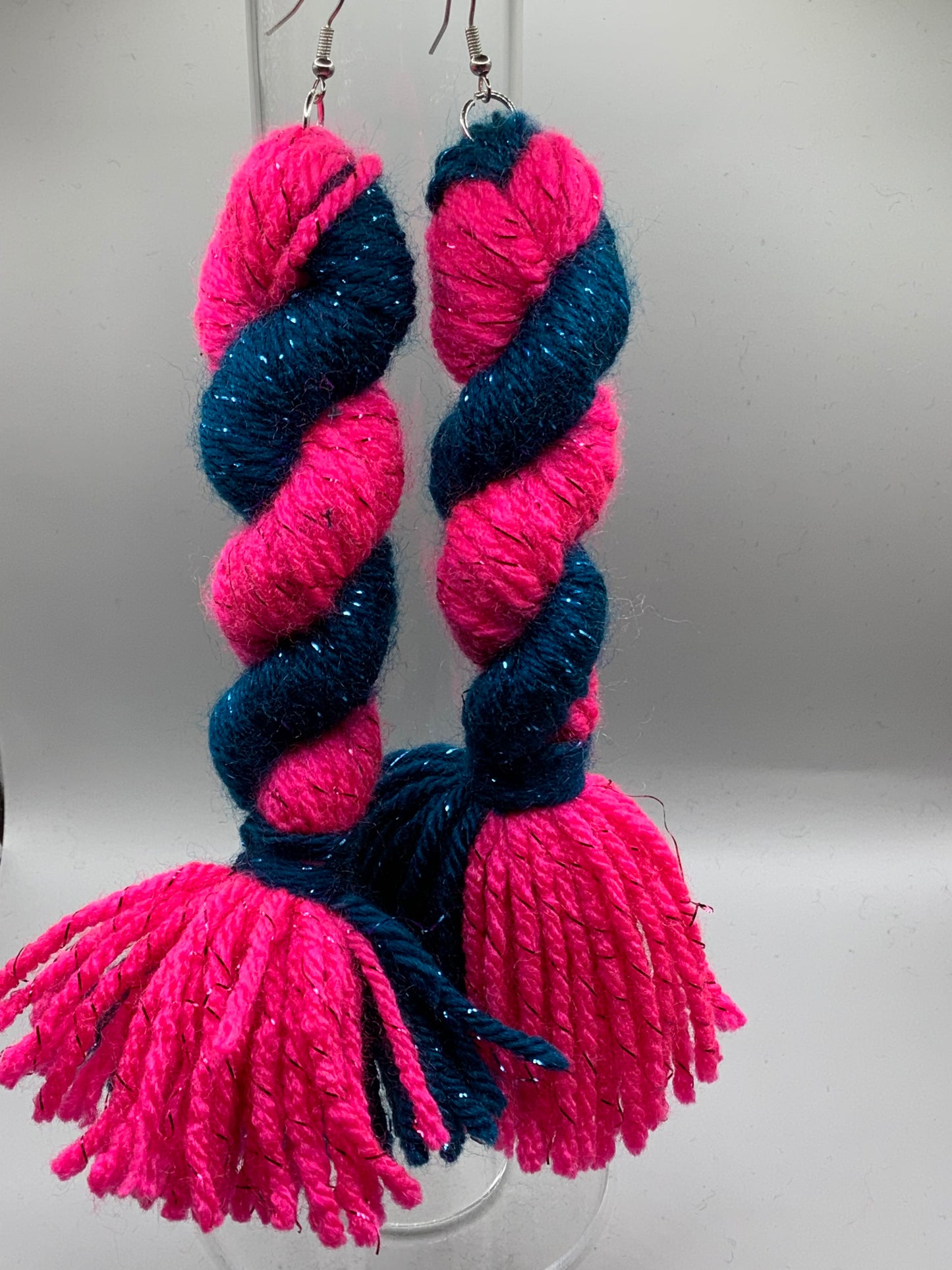 Dark Teal and Hot Pink