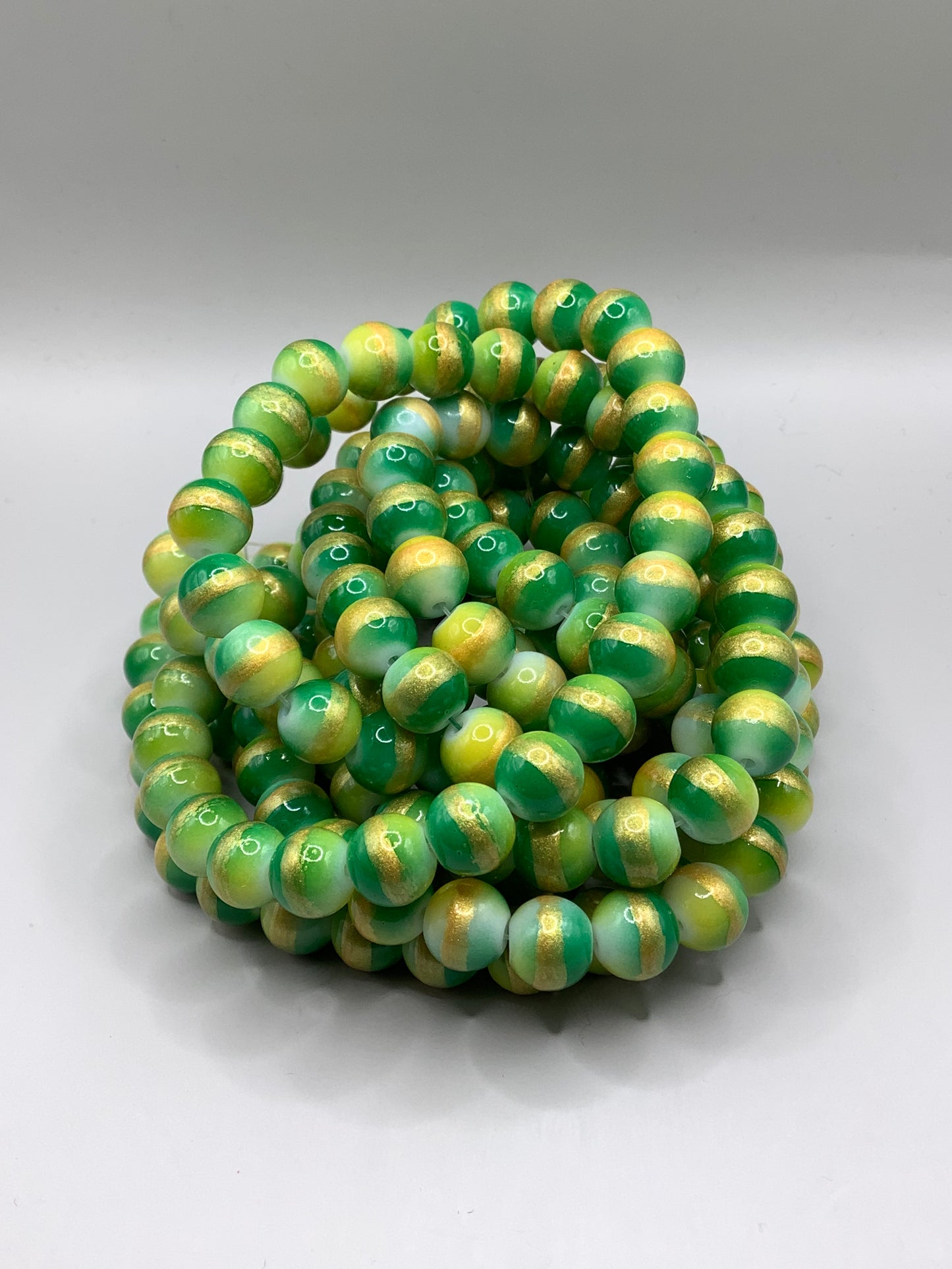 Apple Green, Lime Green w/Gold Accent