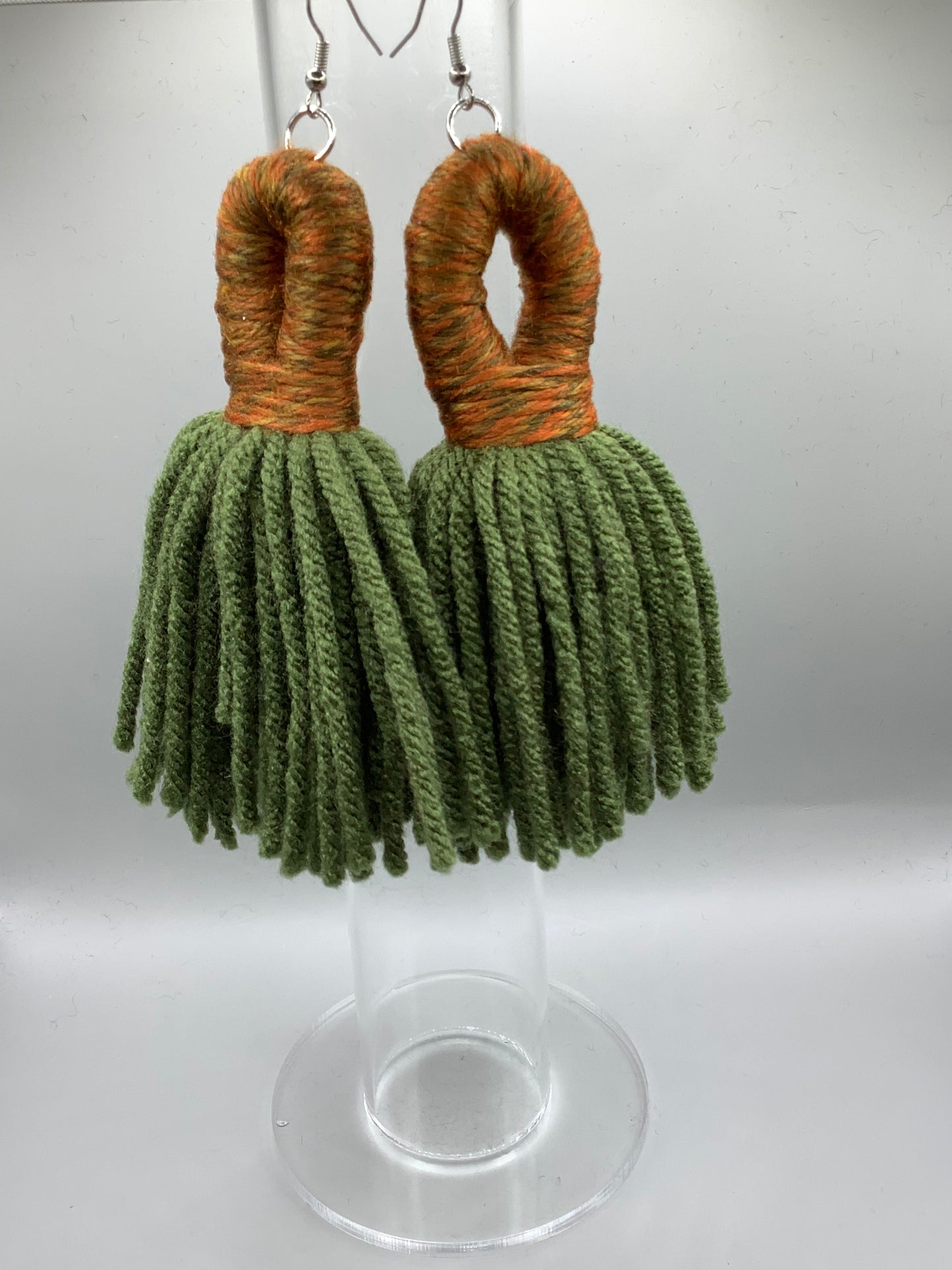 Rustish Orange and Green