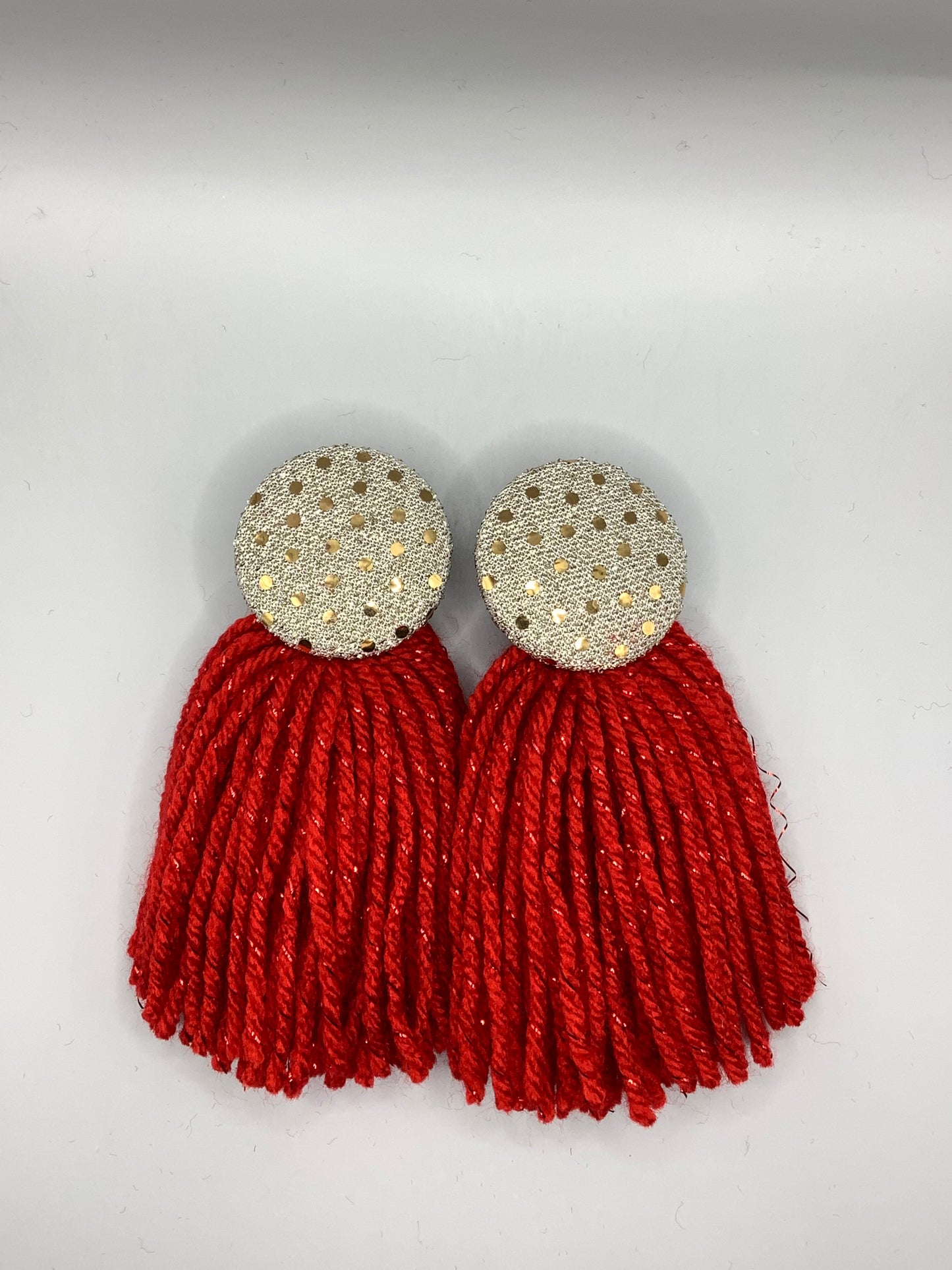 Champagne "Squined" w/Red