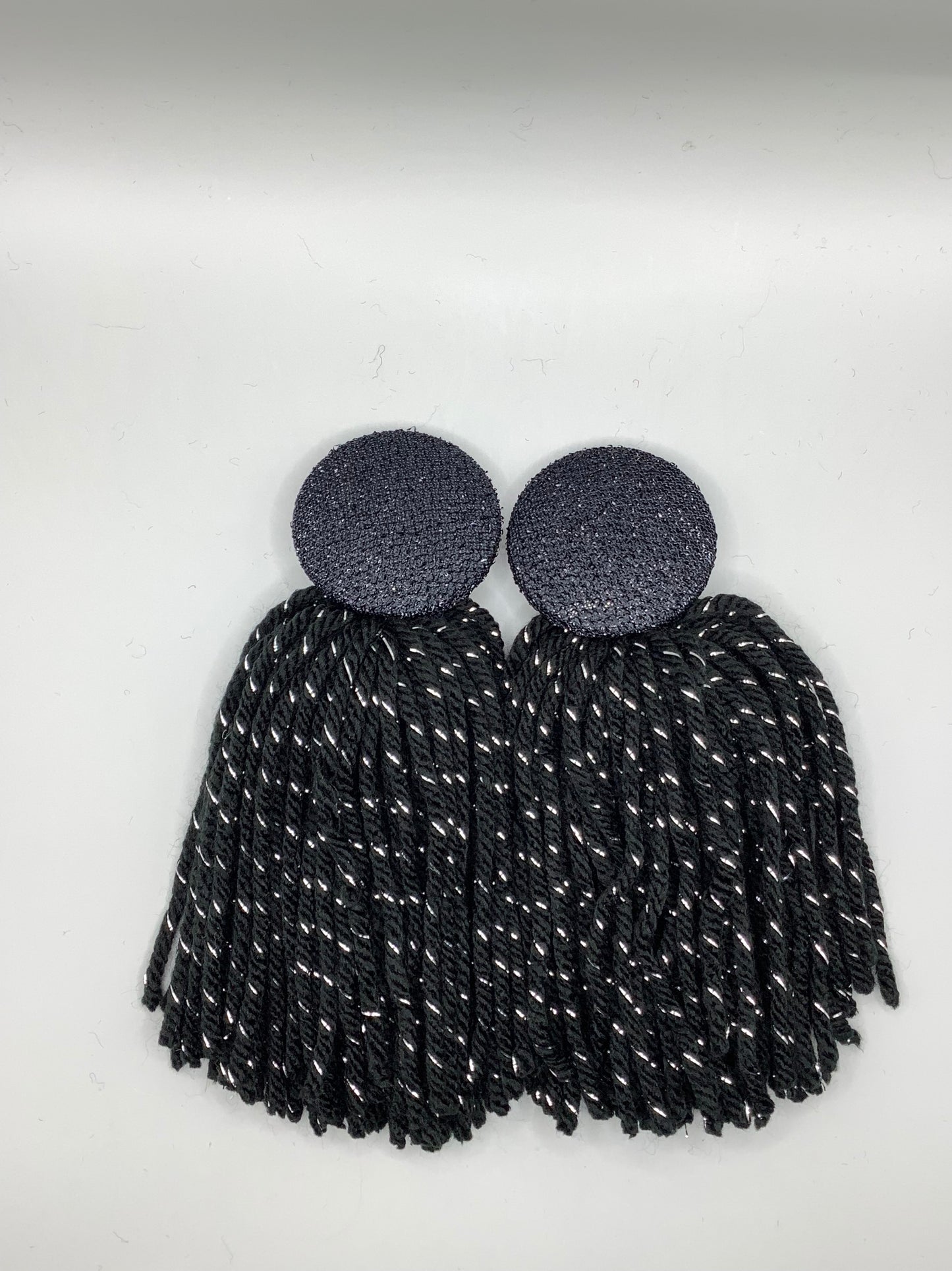 Black "Sequin" w/Black and Silver Accent