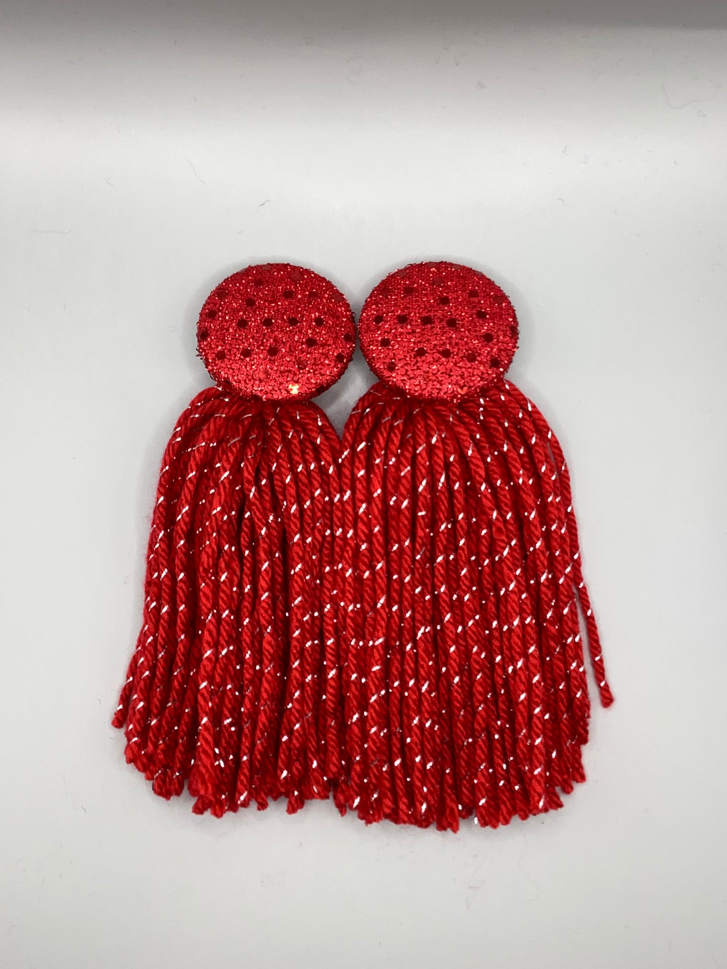 Red "Sequin" w/Red and Silver Accent