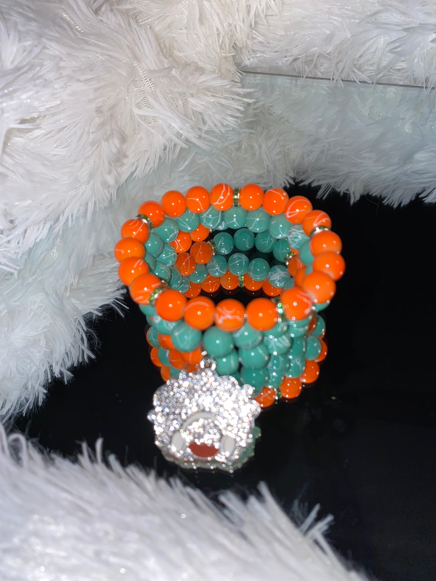 Orange and Green Stack