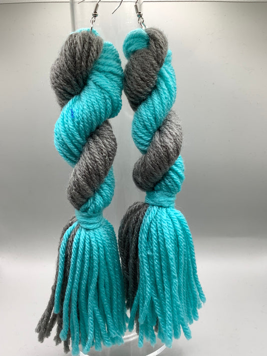 Turquoise and Gray