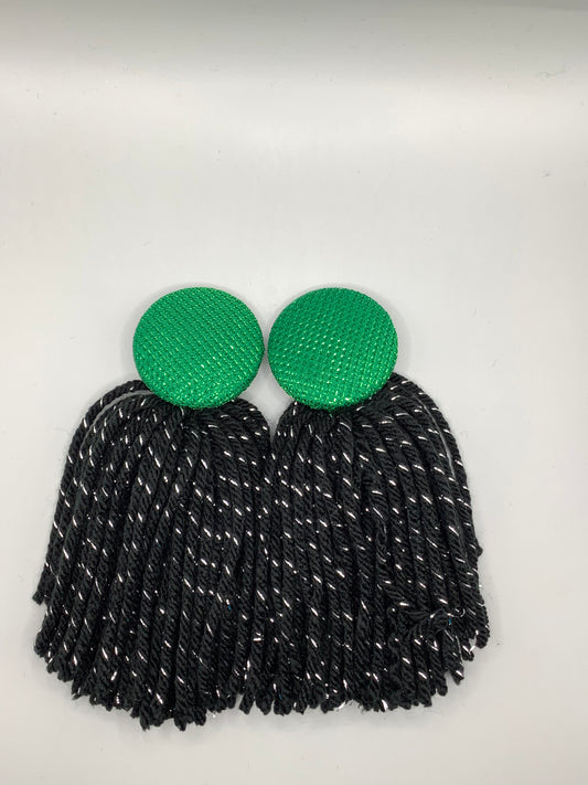 Green w/Black and Silver Accent