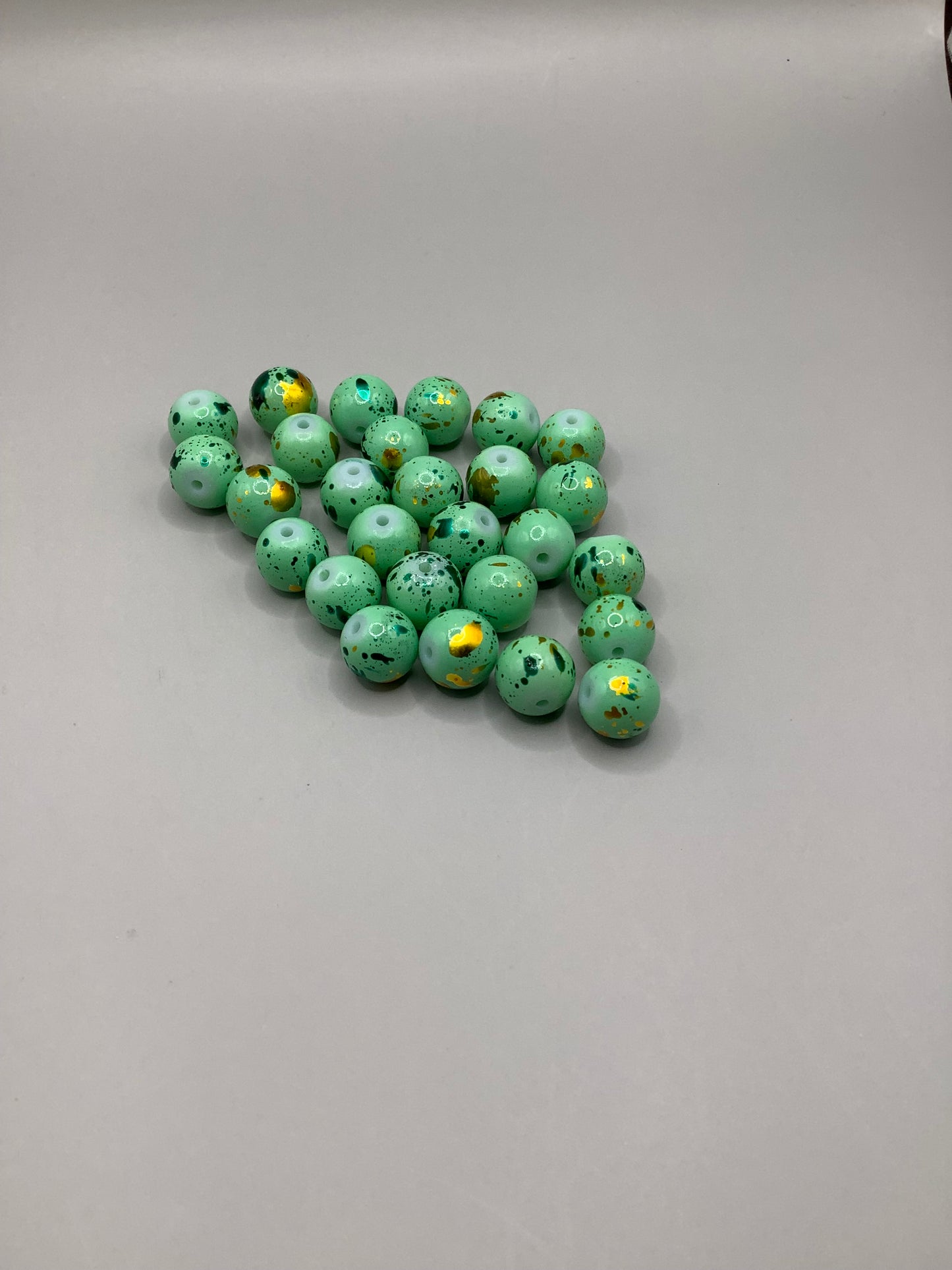 Light Green w/Emerald Green and Gold