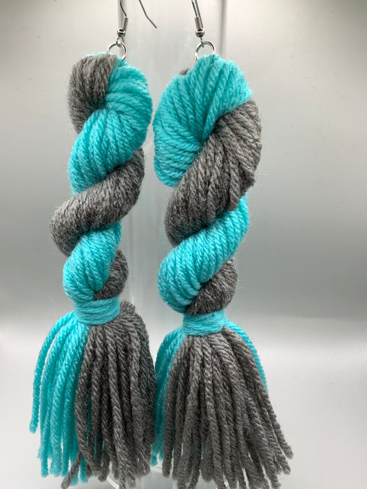 Turquoise and Gray