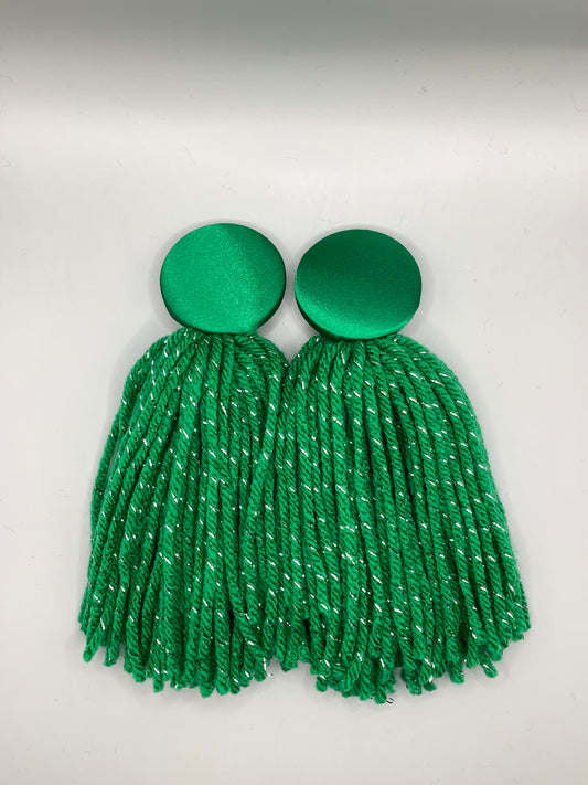 Green w/Green and Silver Accent