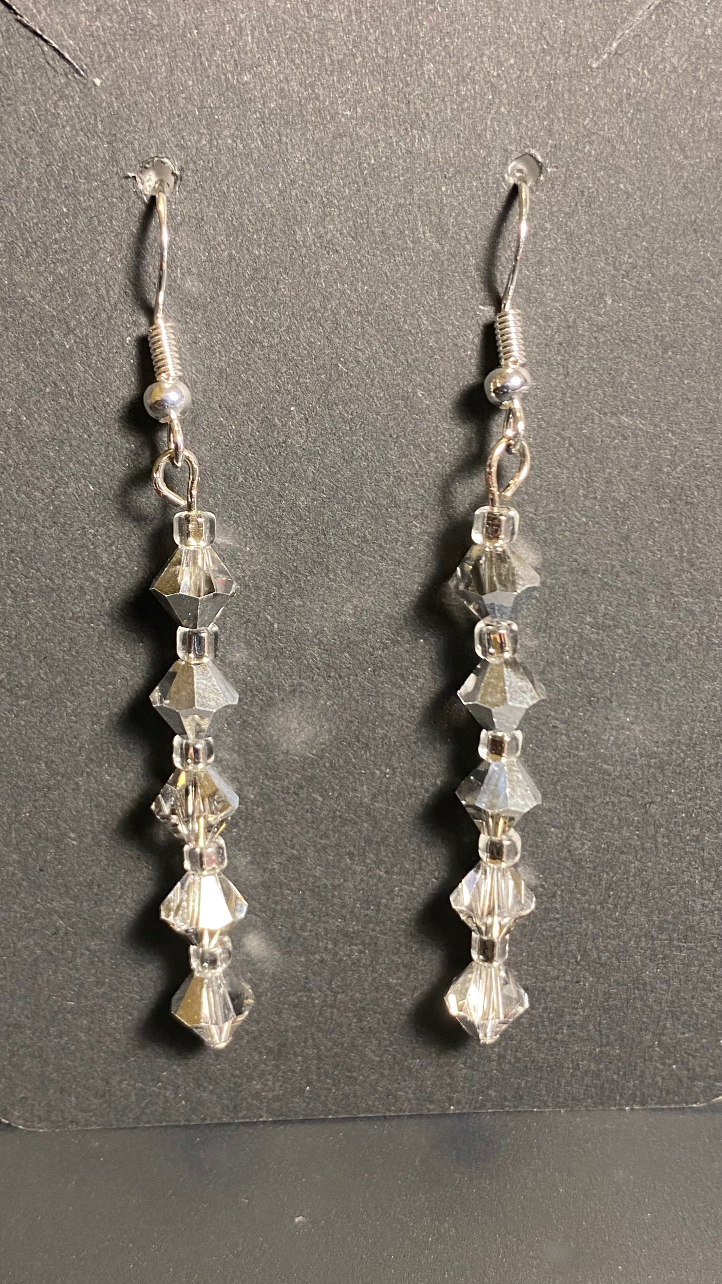 Mirror Crystal w/Clear Accent Beads