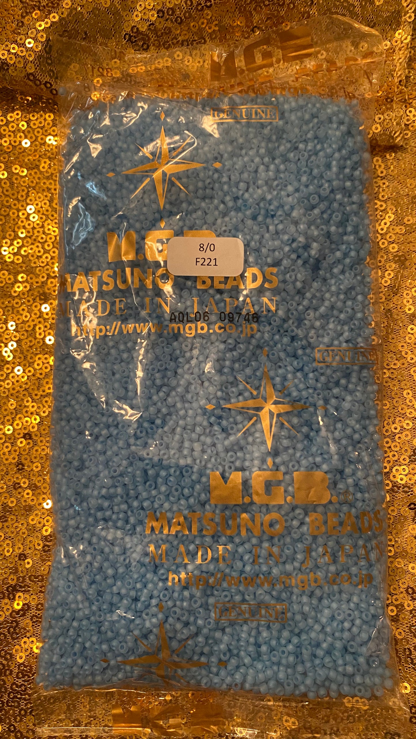 Matte Japanese Miyuki 8/0 Seed Beads